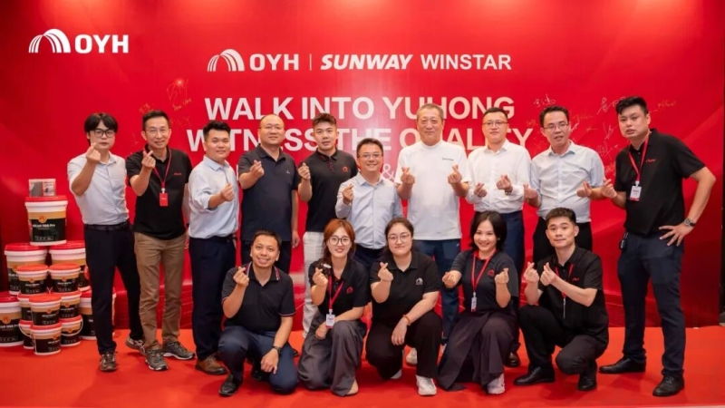 OYH and SUNWAY WINSTAR Hold Product Launch Event in Johor Bahru, Malaysia